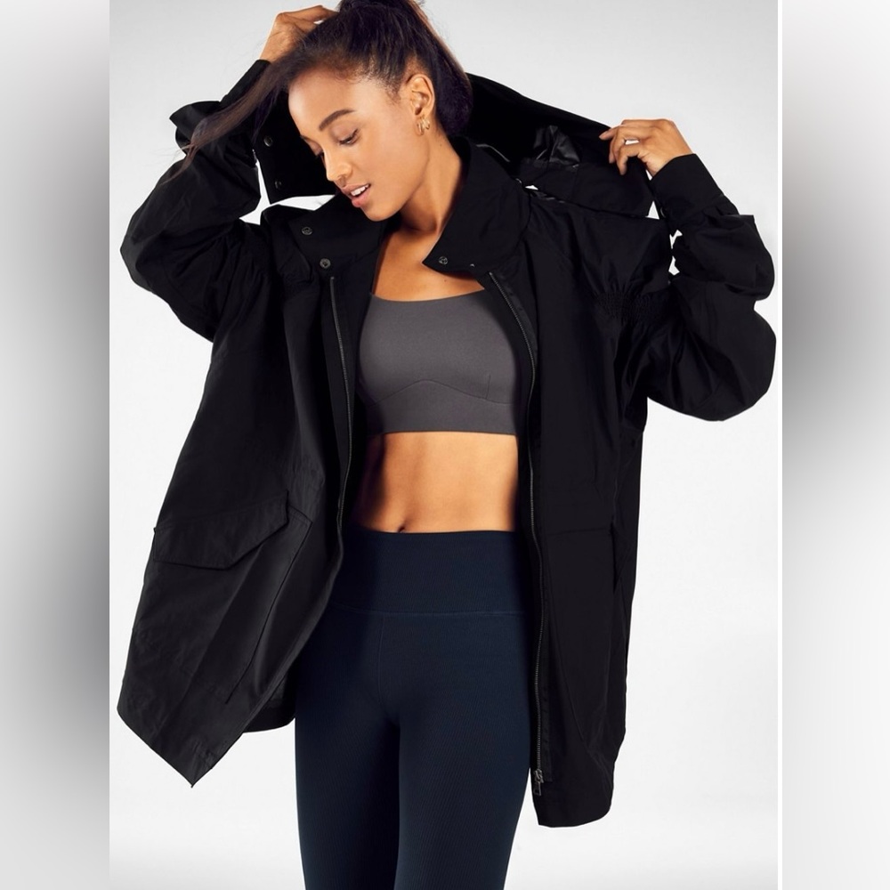 Fabletics‎ Giana Black Utility Jacket for Women